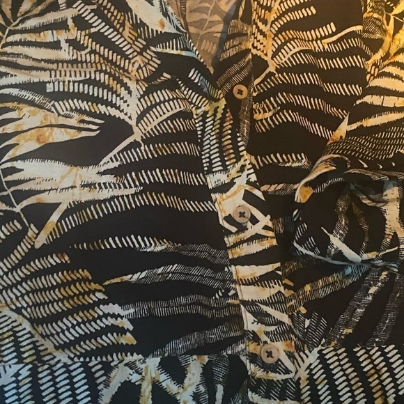 Zara NWT linen blend tropical print dress - Picture 7 of 7